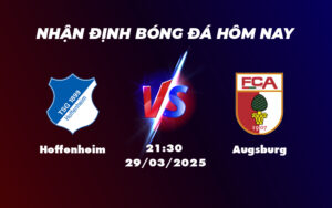 hoffenheim augsburg 29 03 bundesliga