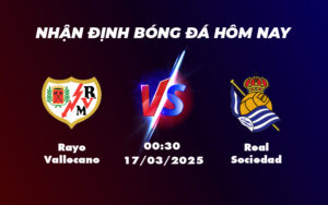 rayo vallecano real sociedad 17 03 la liga