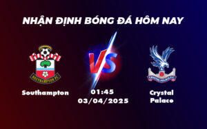 southampton crystal palace 03 04 ngoai hang anh