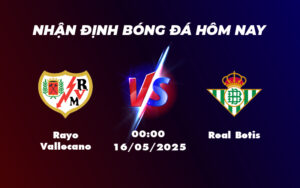 rayo vallecano real betis 16 05 la liga